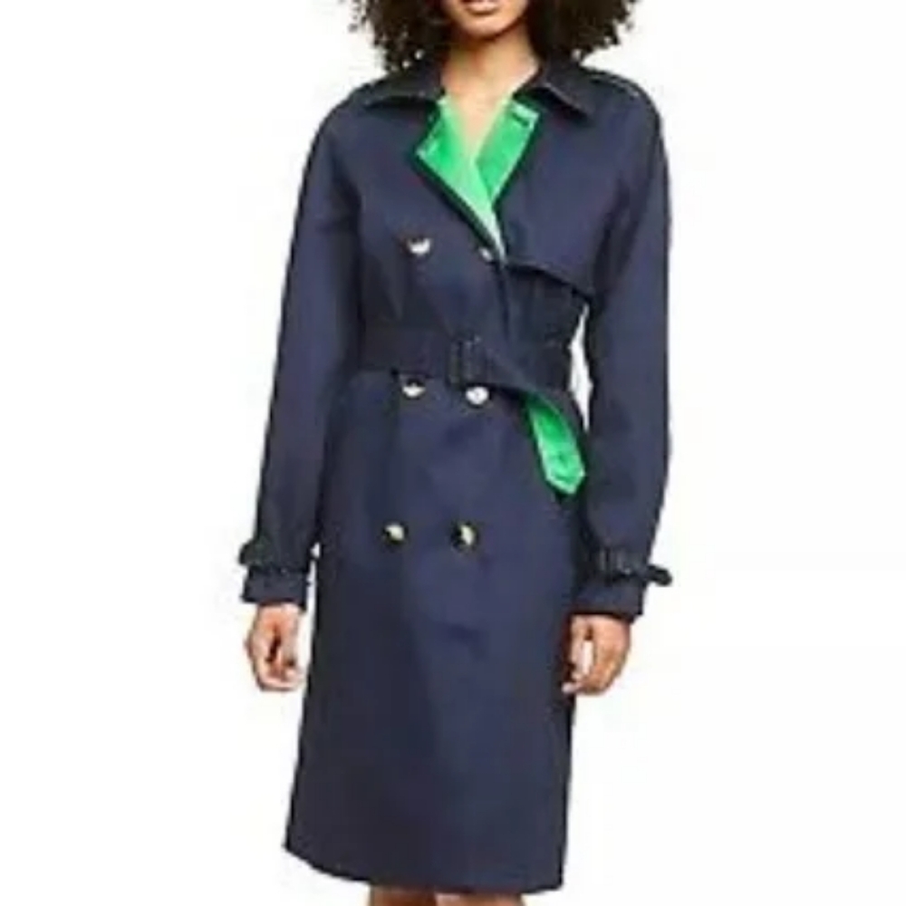 🆕 3.1 Phillip Lim x Target 2013 20th Anniversary Navy Cotton Retro Trenchcoat_M